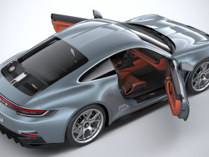Porsche 911 S-T 2024 3D Модель