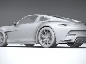 Porsche 911 S-T 2024 3D Model