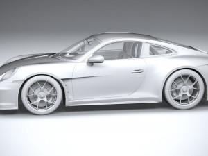 Porsche 911 S-T 2024 3D Модель