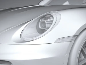Porsche 911 S-T 2024 3D Model
