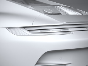 Porsche 911 S-T 2024 3D Модель