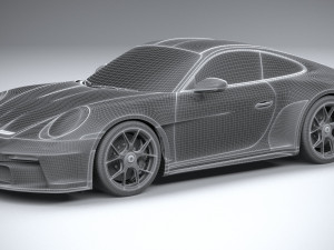 Porsche 911 S-T 2024 3D Модель