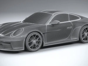 Porsche 911 S-T 2024 3D Model