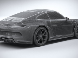 Porsche 911 S-T 2024 3D Модель