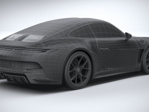 Porsche 911 S-T 2024 3D Модель