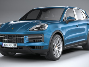 Porsche Cayenne 2024 3D Model
