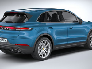 Porsche Cayenne 2024 3D Model