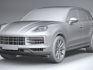 Porsche Cayenne 2024 3D Model