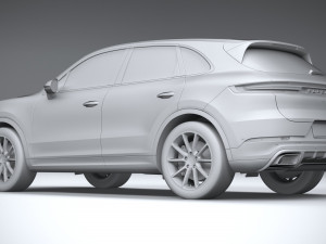 Porsche Cayenne 2024 3D Model