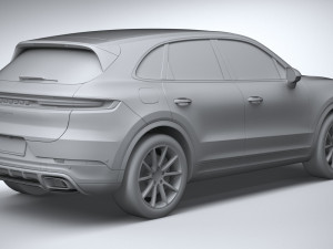 Porsche Cayenne 2024 3D Model