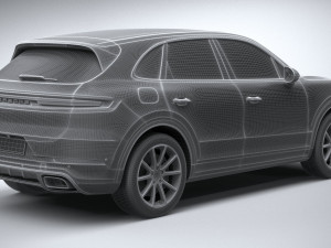 Porsche Cayenne 2024 3D Model