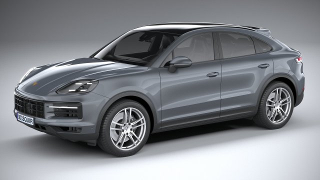 Porsche Cayenne Coupe 2024 Modelo 3D .c4d .max .obj .3ds .fbx .stl .blend 