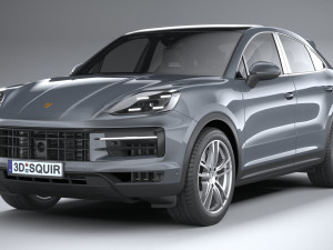 Porsche Cayenne Coupe 2024 Modelo 3D