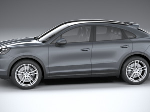 Porsche Cayenne Coupe 2024 Modelo 3D
