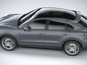 Porsche Cayenne Coupe 2024 Modelo 3D