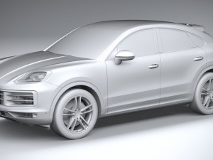 Porsche Cayenne Coupe 2024 Modelo 3D