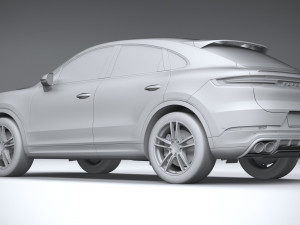 Porsche Cayenne Coupe 2024 Modelo 3D