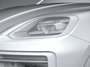 Porsche Cayenne Coupe 2024 Modelo 3D