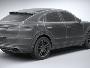 Porsche Cayenne Coupe 2024 Modelo 3D