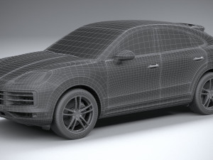 Porsche Cayenne Coupe 2024 Modelo 3D