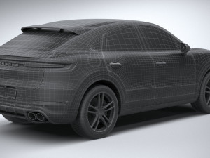 Porsche Cayenne Coupe 2024 Modelo 3D