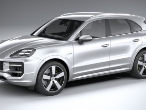 Porsche Cayenne E-Hybrid 2024 3D 모델