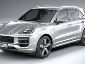 Porsche Cayenne E-Hybrid 2024 3D Model