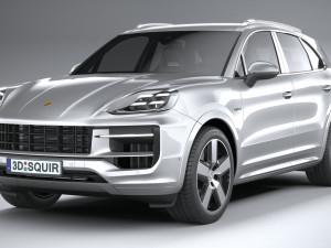 Porsche Cayenne E-Hybrid 2024 3D Model