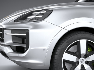 Porsche Cayenne E-Hybrid 2024 3D Model
