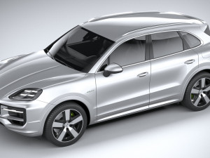 Porsche Cayenne E-Hybrid 2024 3D Model