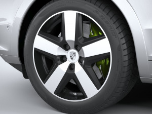 Porsche Cayenne E-Hybrid 2024 3D Model