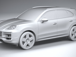 Porsche Cayenne E-Hybrid 2024 3D Model