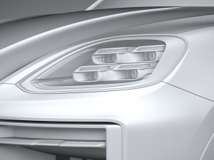 Porsche Cayenne E-Hybrid 2024 3D Model