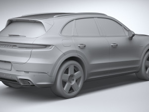 Porsche Cayenne E-Hybrid 2024 3D Model