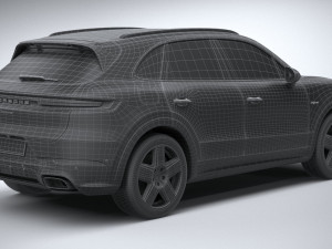 Porsche Cayenne E-Hybrid 2024 3D Model