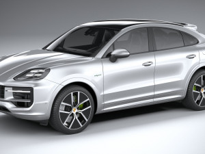Porsche Cayenne E-Hybrid Coupe 2024 Modelo 3D