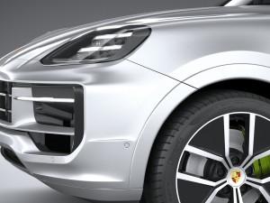 Porsche Cayenne E-Hybrid Coupe 2024 Modelo 3D