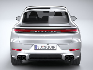 Porsche Cayenne E-Hybrid Coupe 2024 Modelo 3D