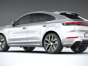 Porsche Cayenne E-Hybrid Coupe 2024 Modelo 3D
