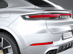 Porsche Cayenne E-Hybrid Coupe 2024 Modelo 3D