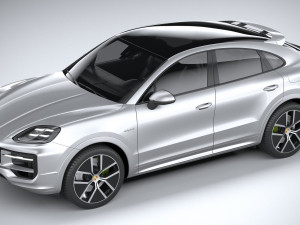 Porsche Cayenne E-Hybrid Coupe 2024 Modelo 3D