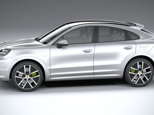 Porsche Cayenne E-Hybrid Coupe 2024 Modelo 3D