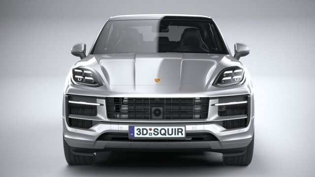 Porsche Cayenne E-Hybrid Coupe 2024 3D Model in SUV 3DExport