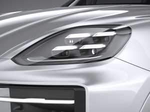 Porsche Cayenne E-Hybrid Coupe 2024 Modelo 3D