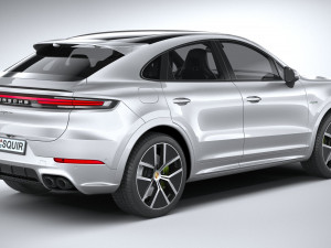 Porsche Cayenne E-Hybrid Coupe 2024 Modelo 3D
