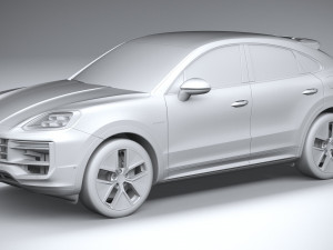 Porsche Cayenne E-Hybrid Coupe 2024 Modelo 3D