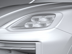 Porsche Cayenne E-Hybrid Coupe 2024 Modelo 3D