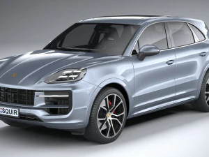 Porsche Cayenne S 2024 3D Model