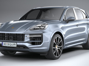 Porsche Cayenne S 2024 3D Модель