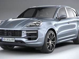 Porsche Cayenne S 2024 3D Model